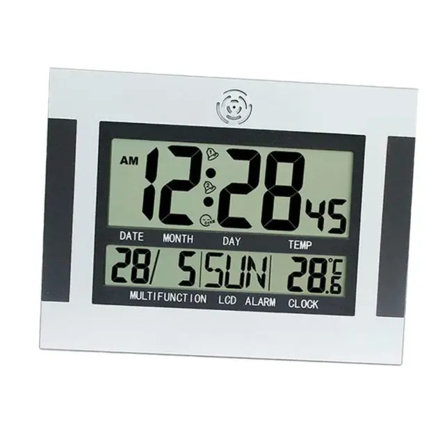 Desk Top Office Projection Digital Temp Meter LCD Snooze Alarm Clock Display LED
