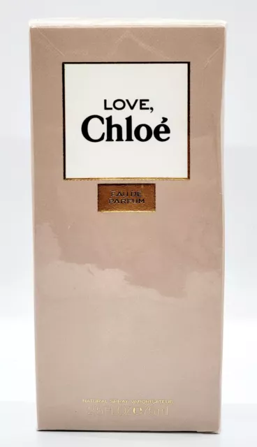 RARE LOVE CHLOÉ Eau De Parfum CHLOE 2.5OZ/75ML SEALED HARD TO FIND $220 ...
