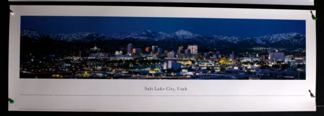 Jim Blakeway - Salt Lake City, Utah - Panorama - Offset Poster - 2001