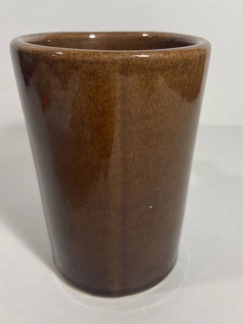 Vintage Brown Glazed Coffee Beer Mug Stein Man Cave USA DCC 2
