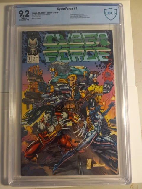 Cyberforce #1 CBCS 9.2 Limited Series 1st App Image Comics 1992 Hot Key