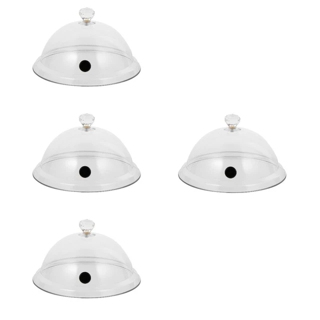 4x cupola affumicatrice cupola uovo copertura alimentare microonde