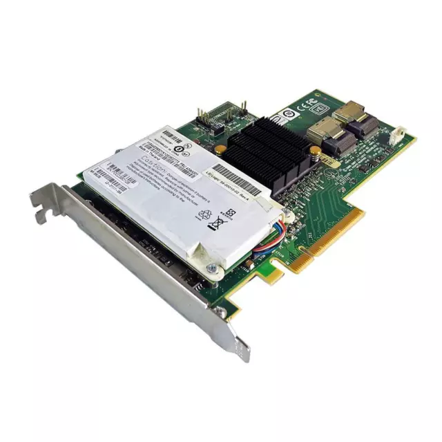 LSI IBM MR SAS 8708E 3 Gb/s PCIe x8 RAID Controller +BBU +SAS Kabel FRU 43W4297