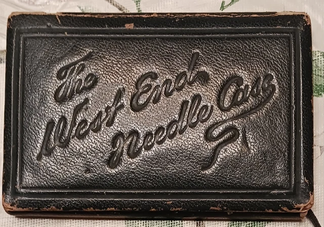 Rare Old The West End Needle Case H. Milward & Sons Advertising Vintage Sewing