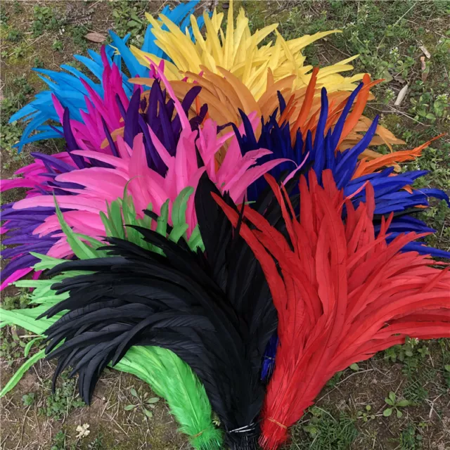 Wholesale, 10-1000pcs 16-18 inches/40-45 cm high quality rooster tail feathers