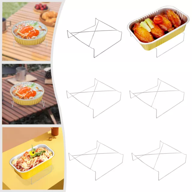 6X Wire Rack F/Serving Tray Reusable Buffet Stand Can Heater Chafing Dish Warmer