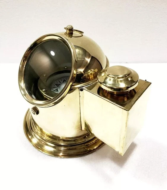 INSTRUMENT DE NAVIRE de boussole militaire de Direction nautique en laiton... EUR 40,57