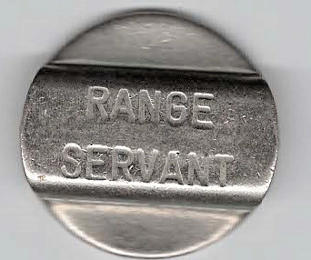 RANGE SERVANT TOKEN / As Shown Design / Golf Balls, Golfing 4.00
