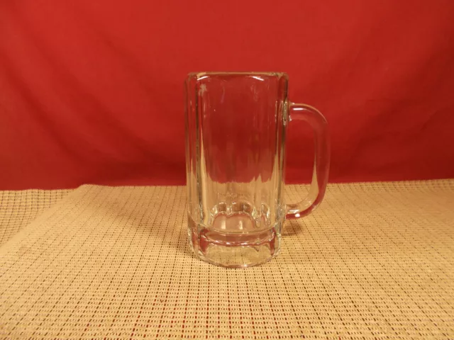 Libbey Crystal Heidelberg Pattern Heavy Thick Beer Mug 6 1/8"