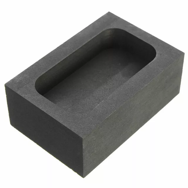 5OZ Purity Graphite Casting Refining Scrap Melting Ingot Mold for Gold Silver