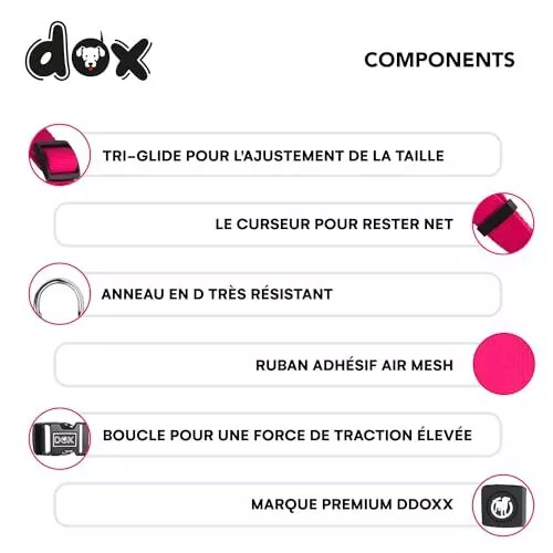 DDOXX Harnais pour Chien en Nylon Step-in réfléchissant réglable Anti-éclatem... 2