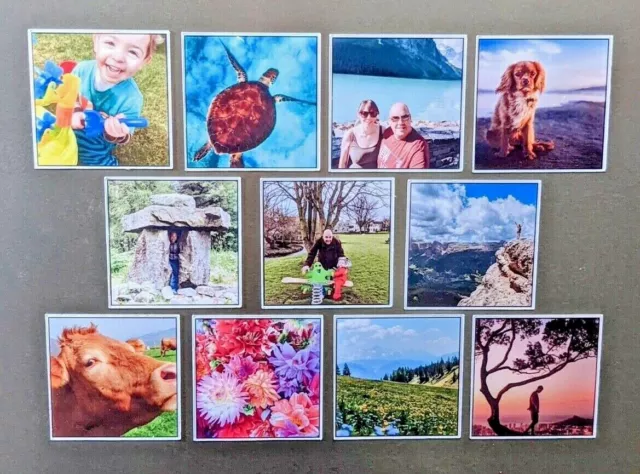 Kühlschrankfliesen, Kühlschrankmagnet-Set, personalisierte Fotomagnete, Fotogeschenk für Mama 2