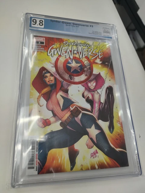 SPIDER-GWEN:GWENVERSE#3(2022)PGX 9.8~TIM SEELEY~DAVID NAKAYAMA_c~MARVEL COMICS!