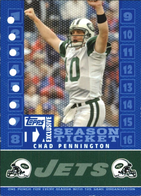 2007 Topps TX Exclusive Season Ticket #CP Chad Pennington /399