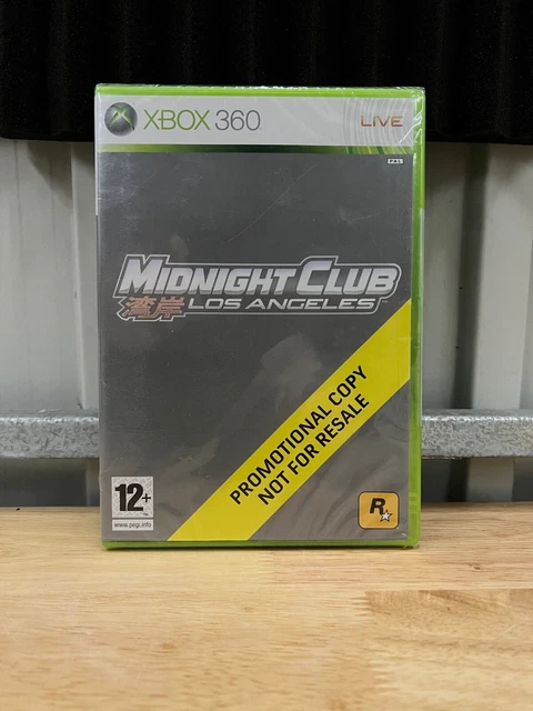 Midnight Club: Los Angeles Xbox 360 Promotional Copy NEW Factory Sealed Rare