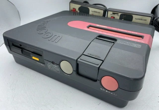 (WECAMEASPAT RISERVATO) CONSOLE SHARP AN-500B TWIN FAMICOM Unità disco ...