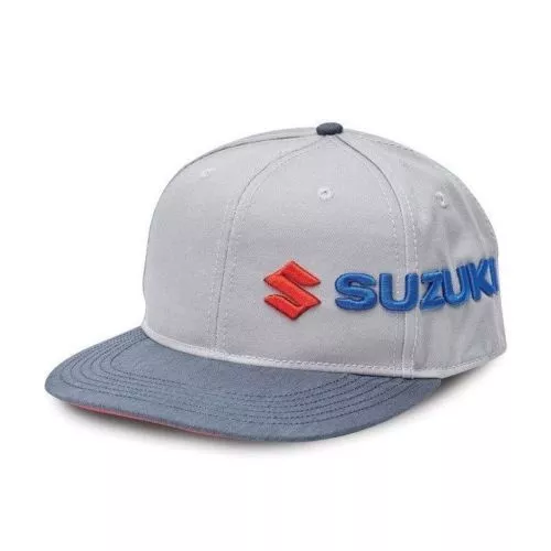 Suzuki Sideways Snapback Hat Cap Gray GSXR GSX-R RMZ RM-Z DRZ KINGQUAD QUADRACER