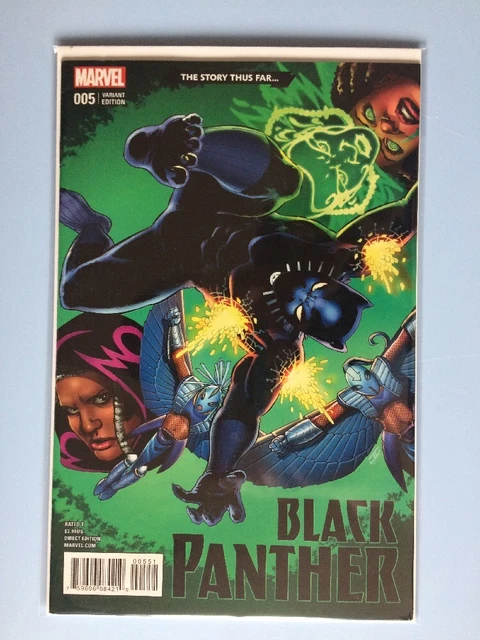 Black Panther # 5 The story thus far... Variant Cover Marvel Comics NM 2016