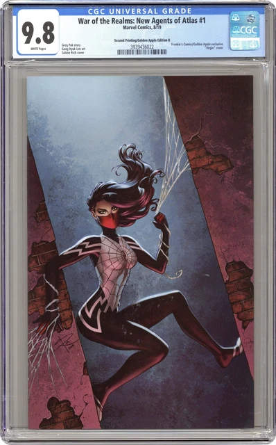 War of Realms New Agents of Atlas #1 Rich Frankie's 2nd Printing CGC 9.8 2019
