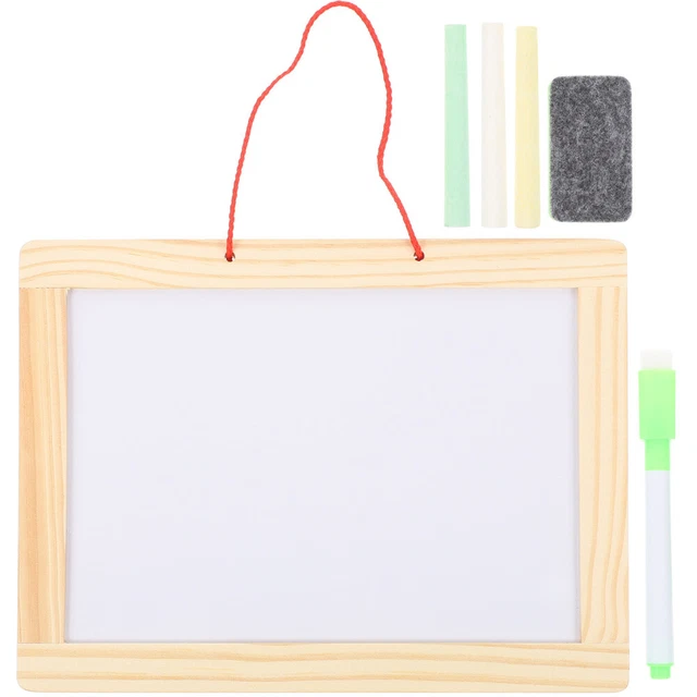 1 Set Mini Desktop Message Board Home Magnetische zweiseitige Kinder kleine