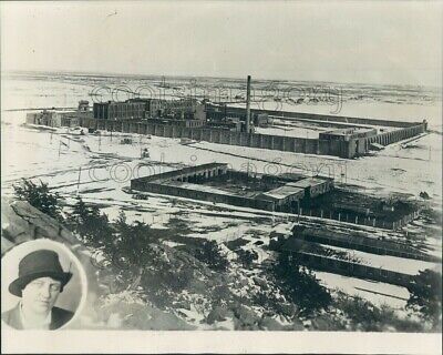1928 Press Photo Oklahoma State Reformatory 1920s Granite Greer County