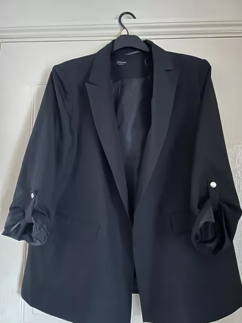 JD Williams ladies black blazer size 20