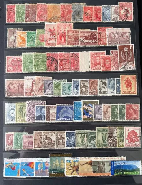 AUSTRALIA & STATES MINT/USED COLLECTION, X2 hagner sheets (#923)
