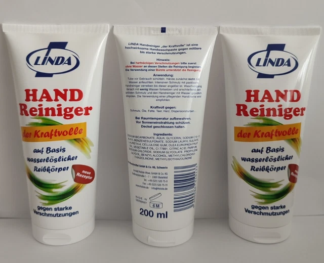 LINDA HANDREINIGER der Kraftvolle Handwasch Paste Industrie Handwerk 200 ml  EUR 4,50 - PicClick DE