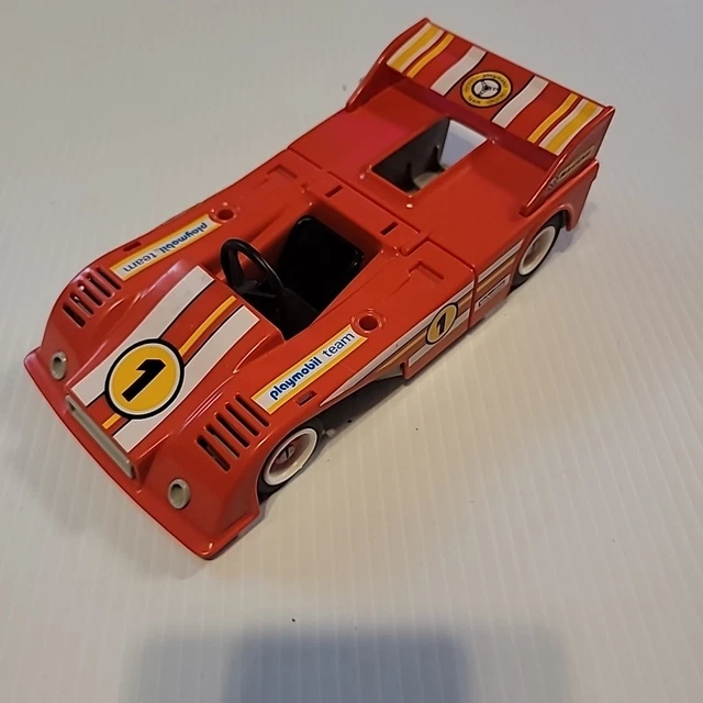 COCHE DE CARRERAS vintage 1979 Playmobil #3147 rojo Fórmula 7,5