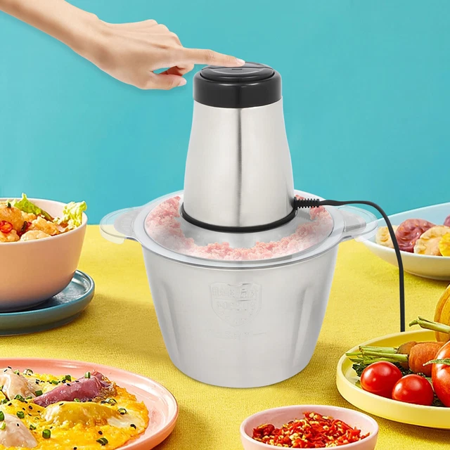 300W Trituratore Professionale: Trituratore Elettrico da Cucina in Acciaio Inox 220V