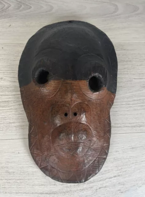 🔺 Ancien Masque Africain En Bois ? Cuire ? Décoration Africaine Mural Vintage