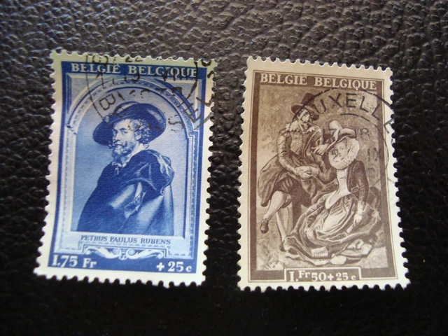 BELGIQUE - timbre yvert/tellier n° 508 509 obl (A54) (Z)