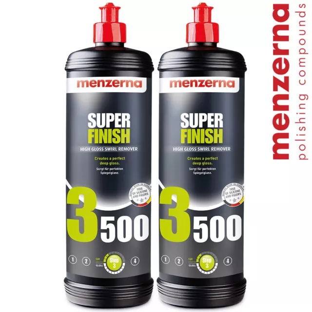 2x Menzerna Super Finish 3500 (SF 3500) Polish Hochglanzpolitur 1L