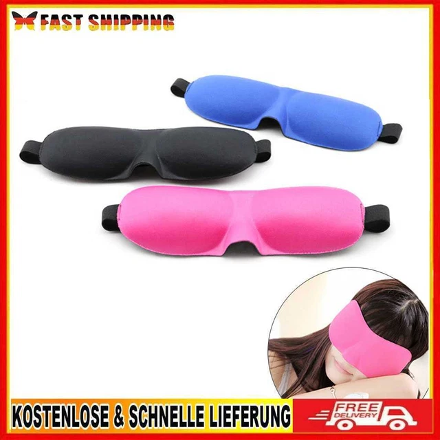 3D Eye Patch Traceless Portable Blackout Eye Cover for Women Men Travel Supplies