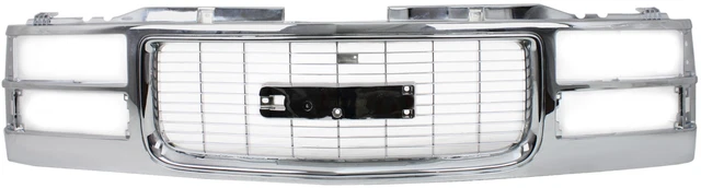 GMC C/K SERIES PU 94-00/SUBURBAN 94-99 GRILLE Chrome Shell and Insert Cross Bar