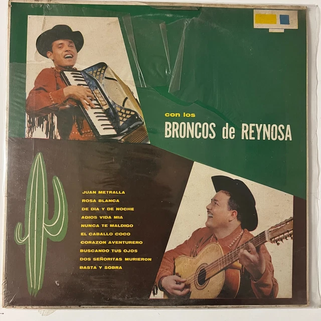 Los Broncos De Reynosa, Del Puritito Norte, Mexican Lp Factory Sealed, Norteño