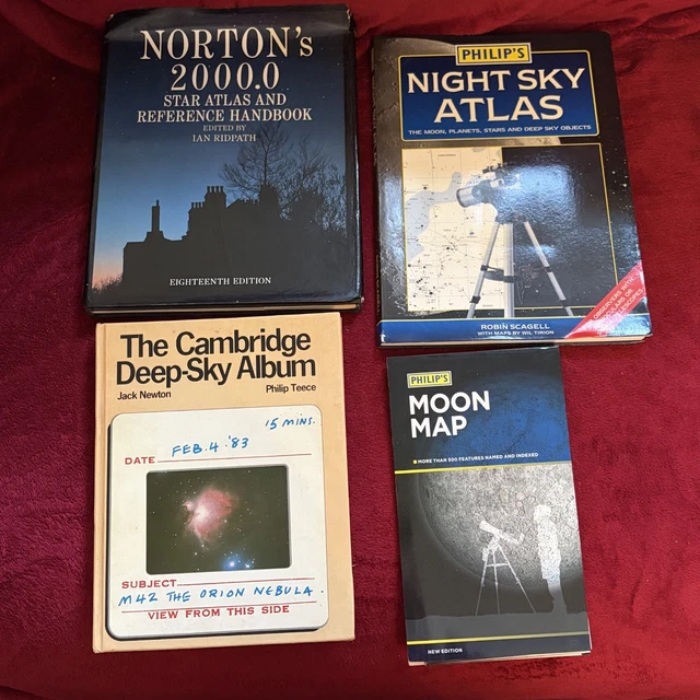 ASTRO BOOK COLLECTION 6: Sky Atlases and Maps. Good to Mint Condition £ ...
