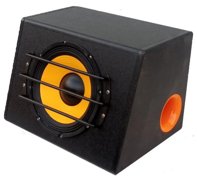 😍 Subwoofer Amplificato Auto Sub Attivo Cofano 400W 10" Sub Car Mdf Bass Reflex