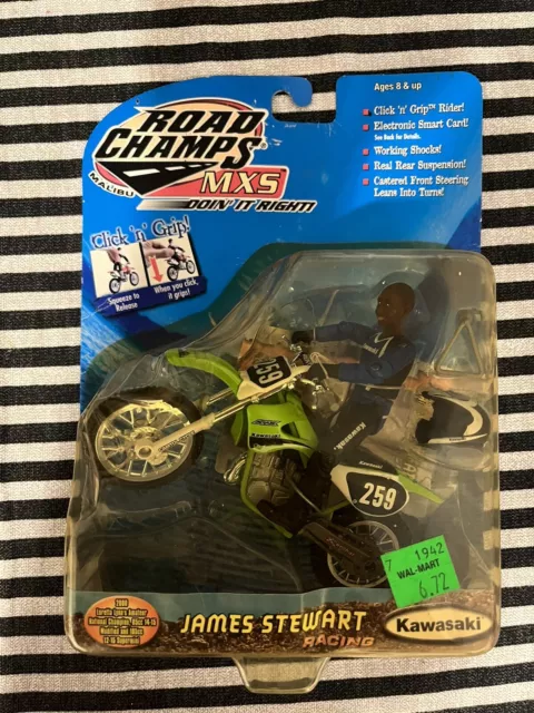SIGNED Road Champs MXS James Stewart Kx 250 Rare Moto x Dirt Bike Toy #259 SIGNED Road Champs MXS James Stewart Kx 250 Rare Moto x Dirt Bike Toy #259