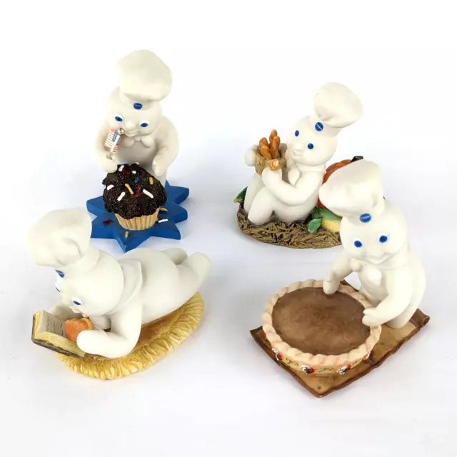 4 PILLSBURY DOUGHBOY Danbury Mint Perpetual Calendar Figurines July