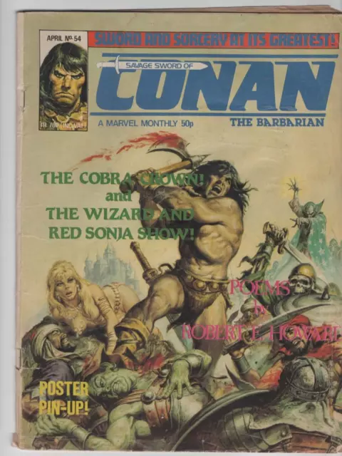 Marvel Comics : Conan the barbarian #54 April 1982