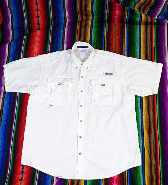 Columbia Men's PFG Bahama ll Vented Fishing Shirt Size Large