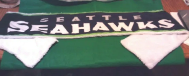 60" Warm and Fuzzy Seattle SEAHAWKS Scarf