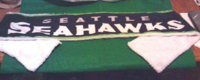 60" Warm and Fuzzy Seattle SEAHAWKS Scarf