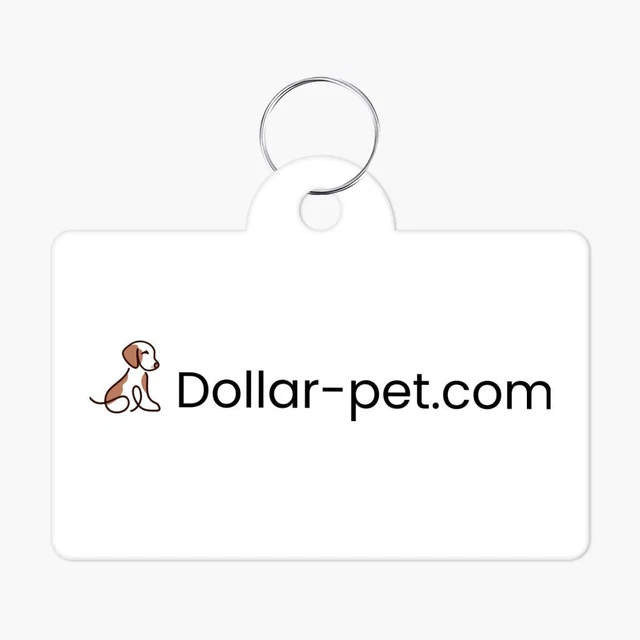 Dollar-pet.com Pet Tag - Dog Pet Tag - Printed Pet Tag
