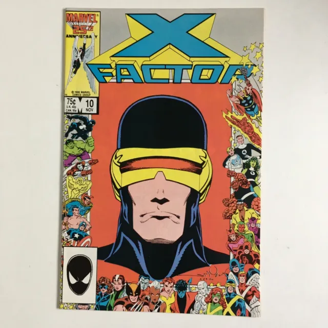 X-Factor #10 Marvel Comics 1986 VF/NM 2nd APOCALYPSE Appearance Marvel 25th Ann