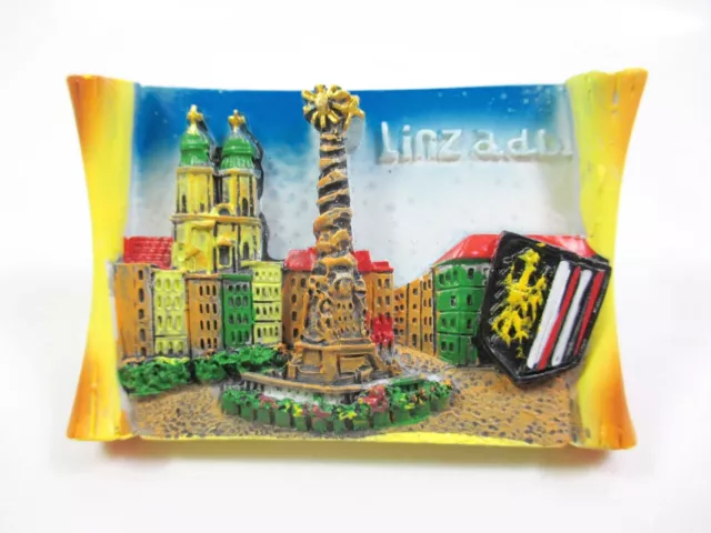 Linz Donau Magnet Poly Souvenir Österreich Austria