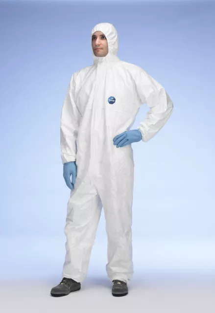 Tyvek CHF5 Classic Xpert Type 5 & 6 Protective Hooded Coverall - All Sizes