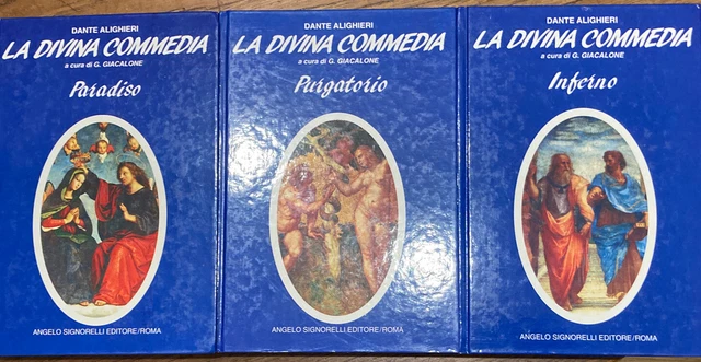 Dante Alighieri Divina Commedia Inferno Purgatorio Paradiso  Giacalone Commento
