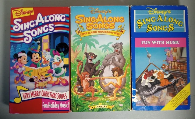 DISNEY SING ALONG songs vhs lot £3.29 - PicClick UK